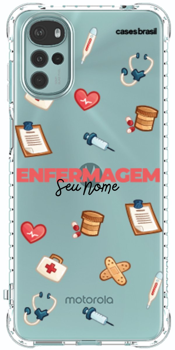 Capinha para celular Enfermagem - Profissão Com Nome