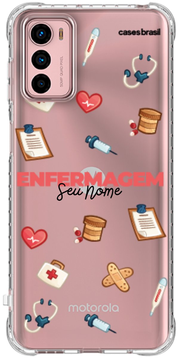 Capinha para celular Enfermagem - Profissão Com Nome