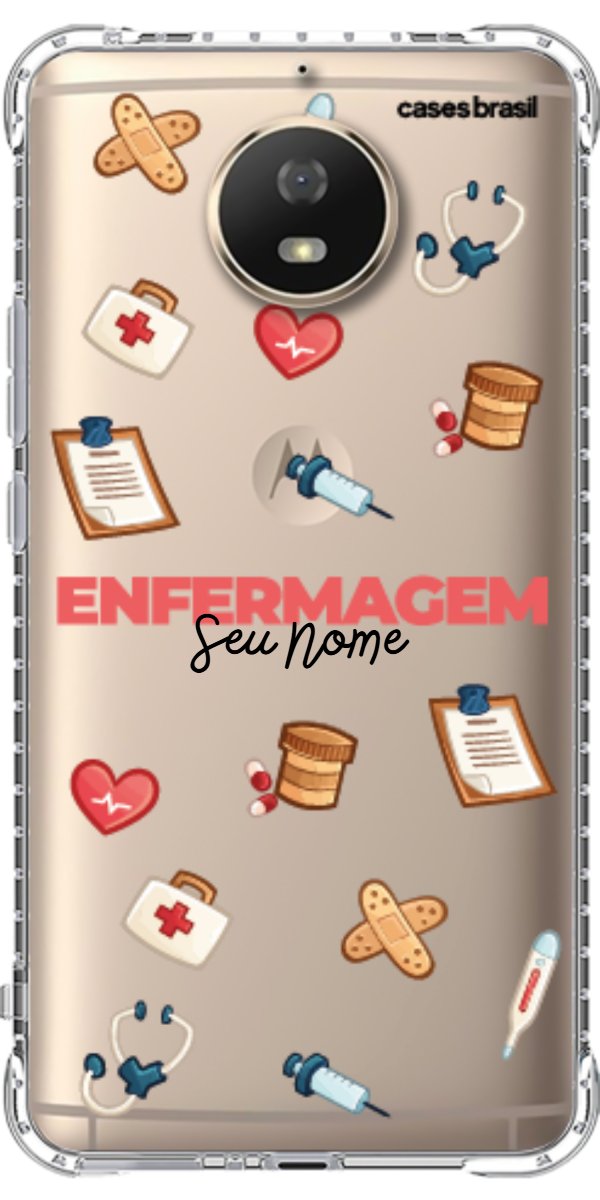 Capinha para celular Enfermagem - Profissão Com Nome