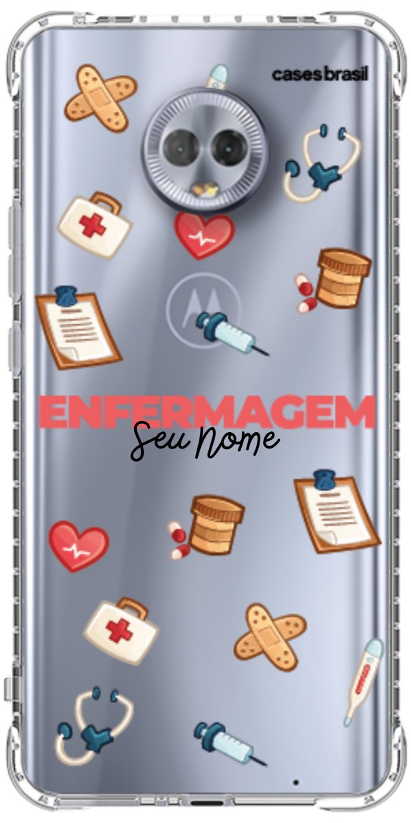 Capinha para celular Enfermagem - Profissão Com Nome