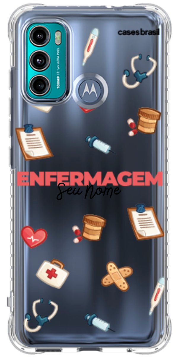 Capinha para celular Enfermagem - Profissão Com Nome