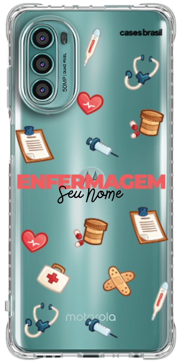 Capinha para celular Enfermagem - Profissão Com Nome