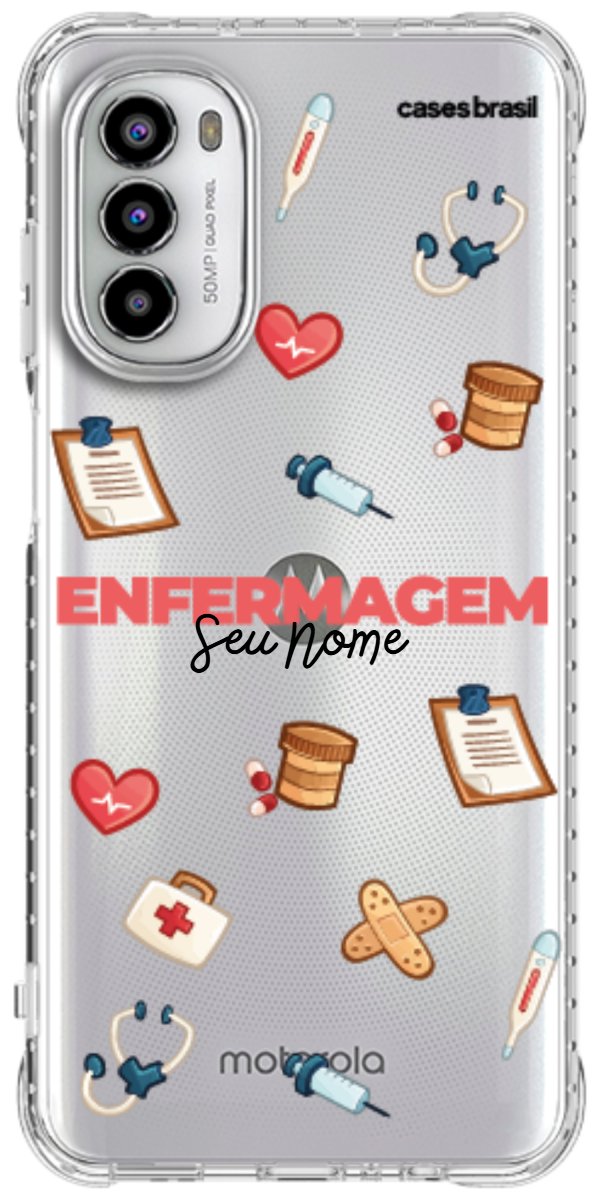 Capinha para celular Enfermagem - Profissão Com Nome