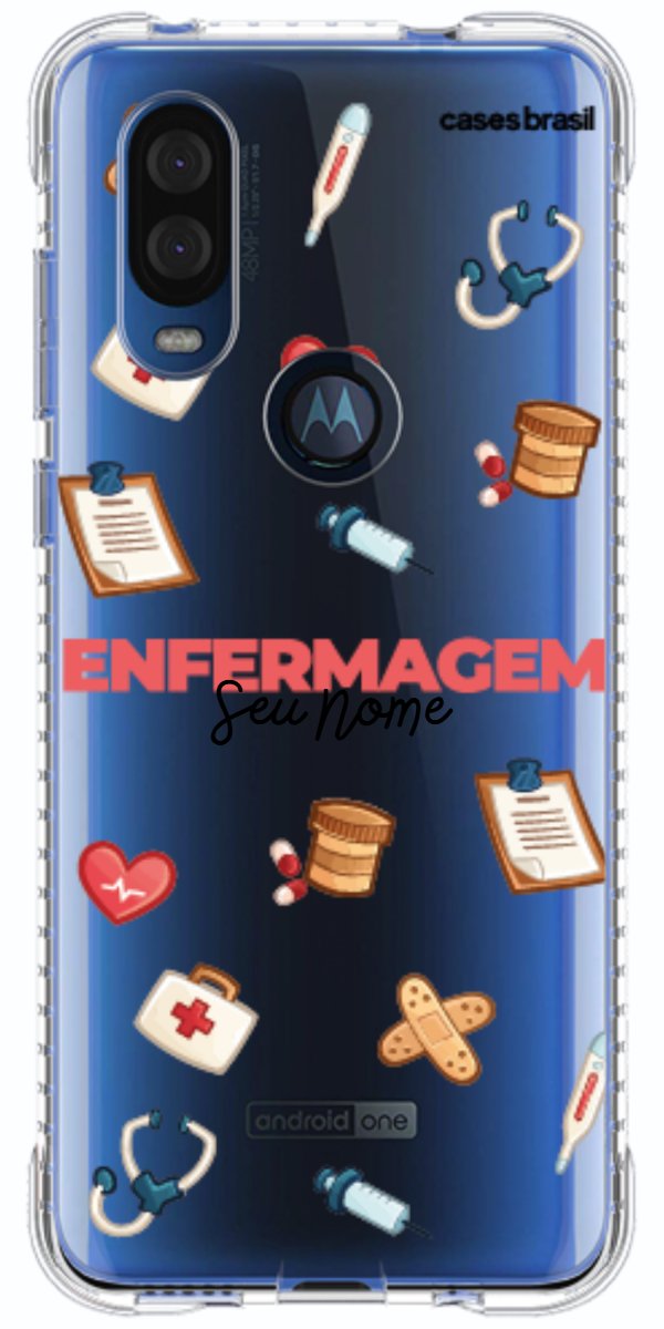 Capinha para celular Enfermagem - Profissão Com Nome