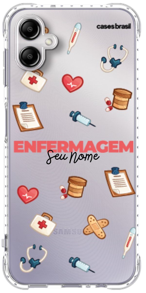 Capinha para celular Enfermagem - Profissão Com Nome