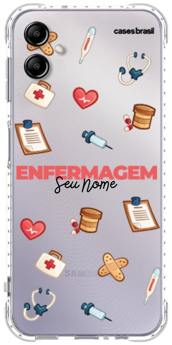 Capinha para celular Enfermagem - Profissão Com Nome