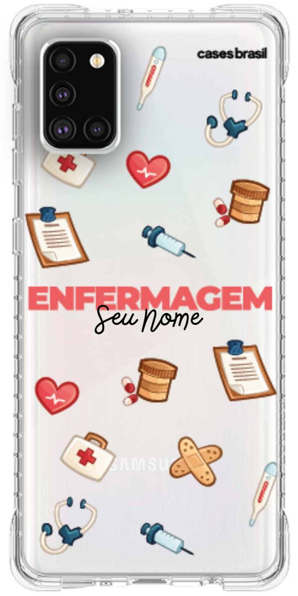 Capinha para celular Enfermagem - Profissão Com Nome