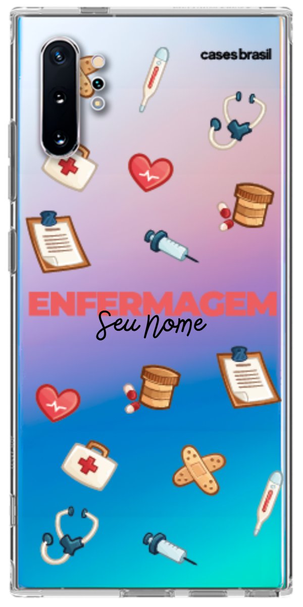 Capinha para celular Enfermagem - Profissão Com Nome
