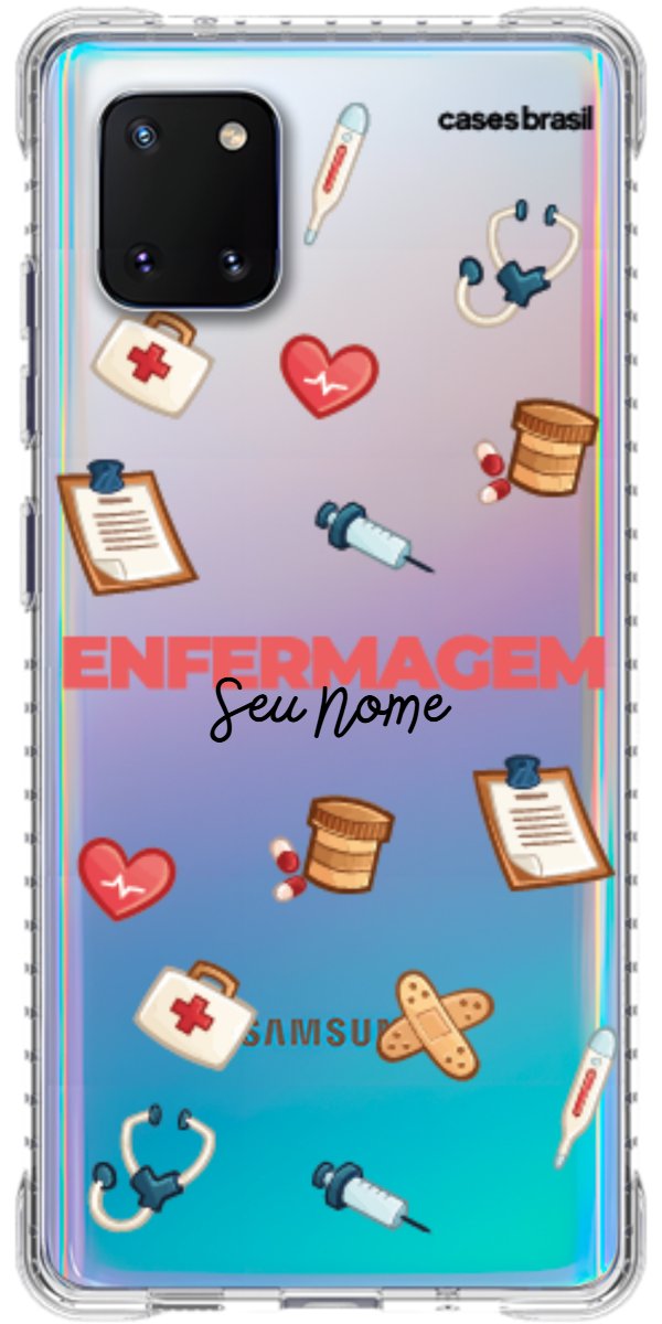 Capinha para celular Enfermagem - Profissão Com Nome