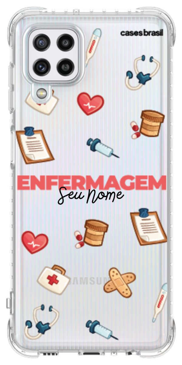 Capinha para celular Enfermagem - Profissão Com Nome