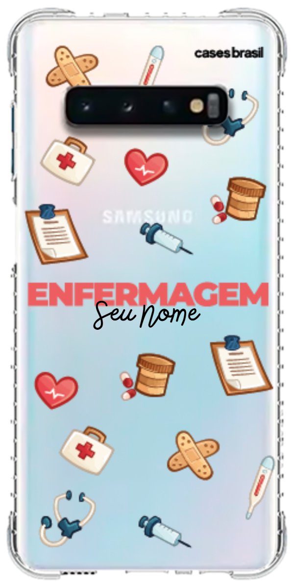 Capinha para celular Enfermagem - Profissão Com Nome