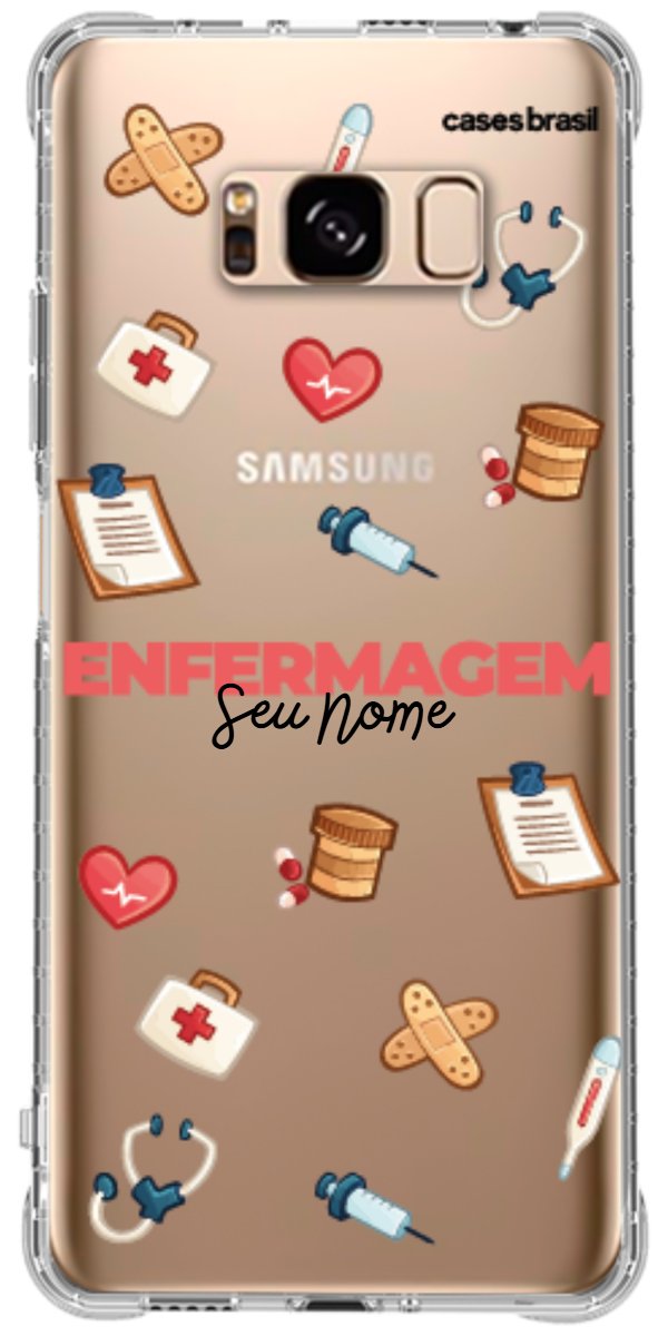 Capinha para celular Enfermagem - Profissão Com Nome