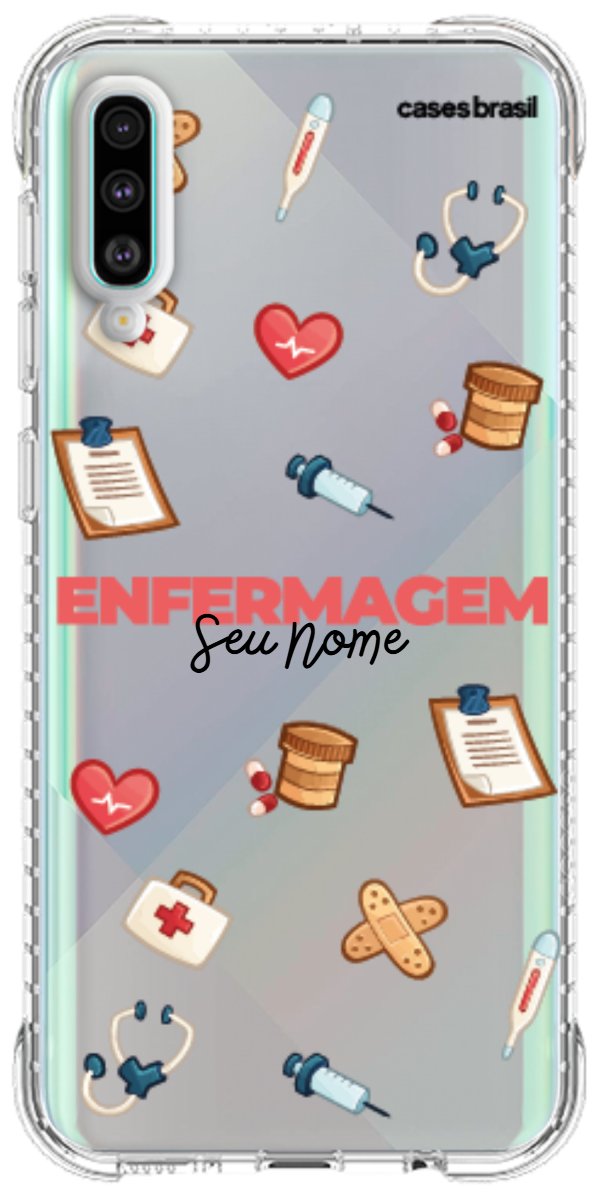 Capinha para celular Enfermagem - Profissão Com Nome