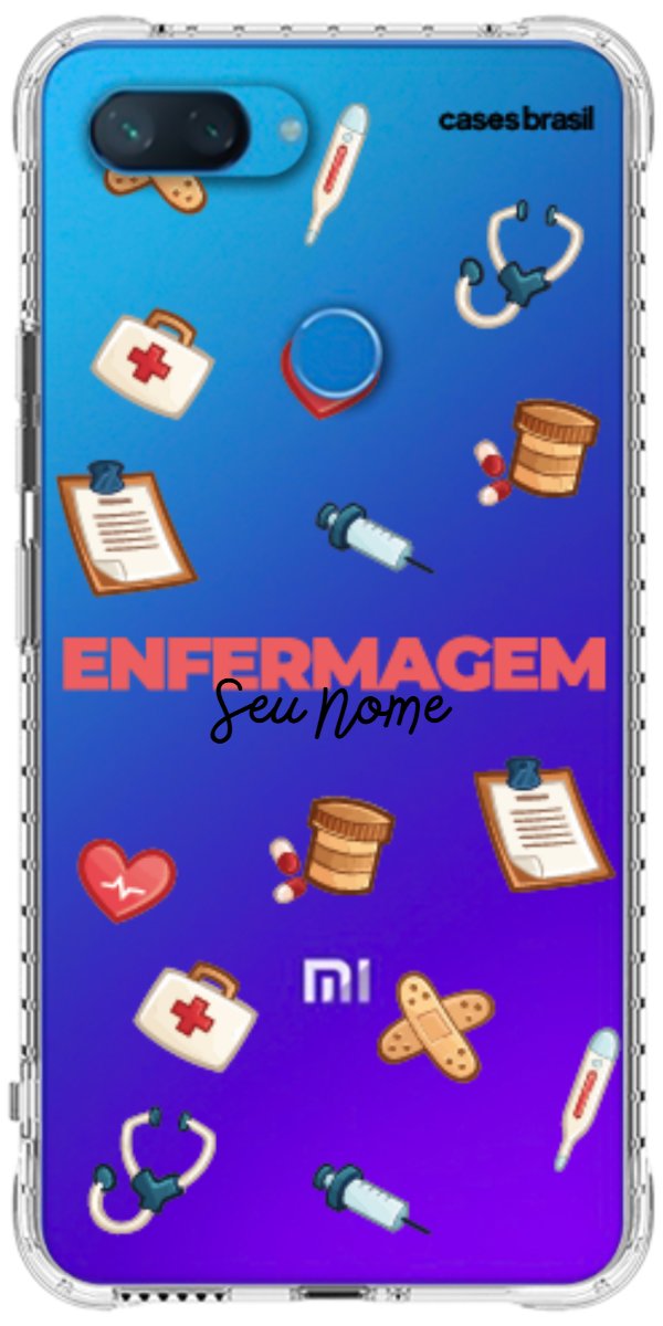 Capinha para celular Enfermagem - Profissão Com Nome