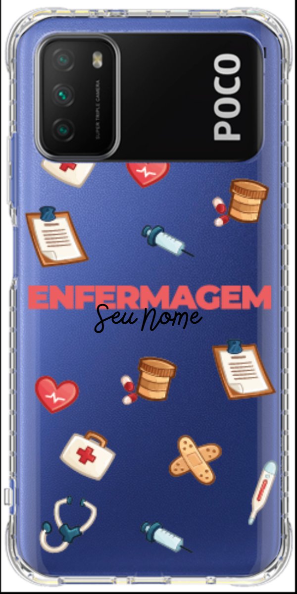 Capinha para celular Enfermagem - Profissão Com Nome