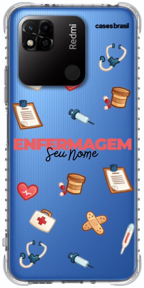 Capinha para celular Enfermagem - Profissão Com Nome