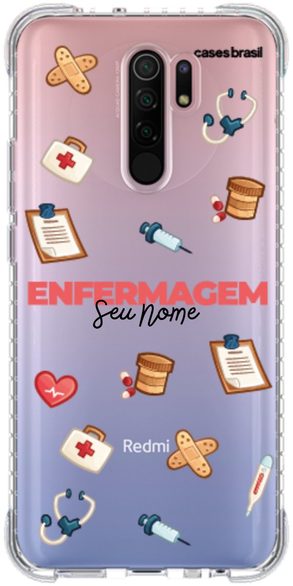 Capinha para celular Enfermagem - Profissão Com Nome