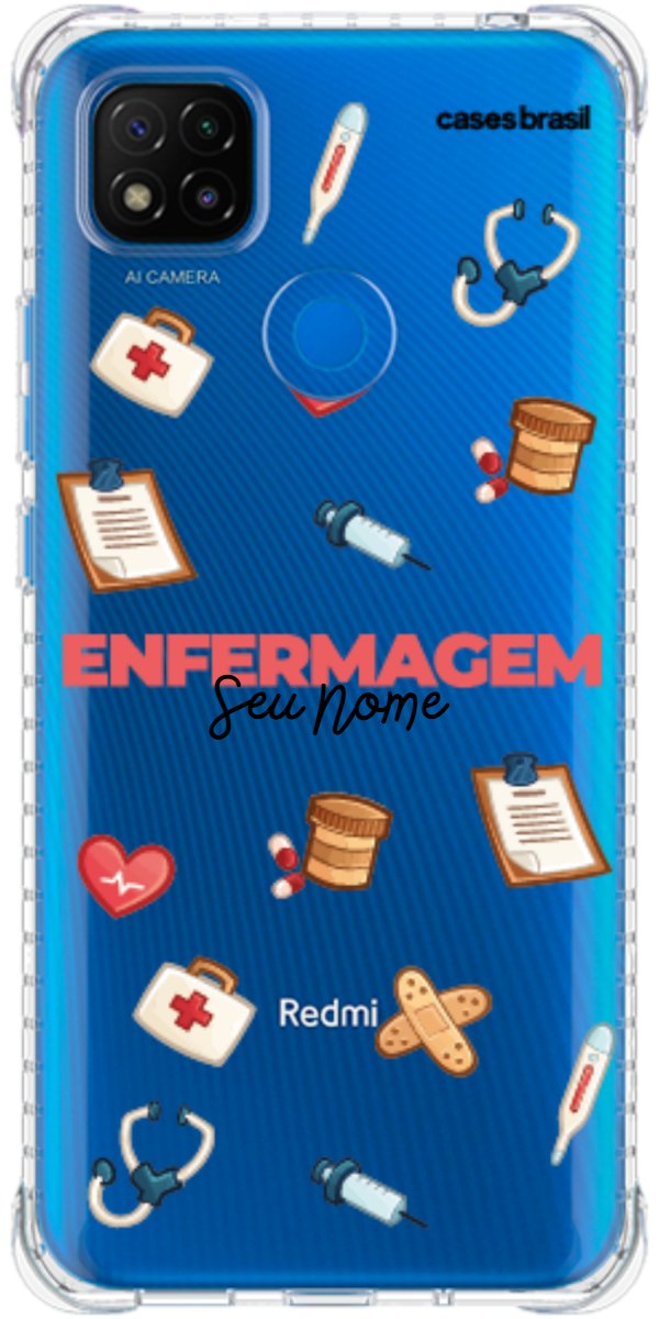 Capinha para celular Enfermagem - Profissão Com Nome