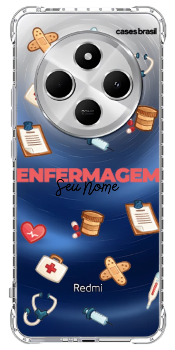 Capinha para celular Enfermagem - Profissão Com Nome