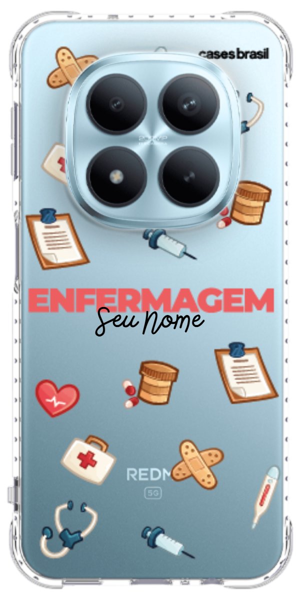 Capinha para celular Enfermagem - Profissão Com Nome