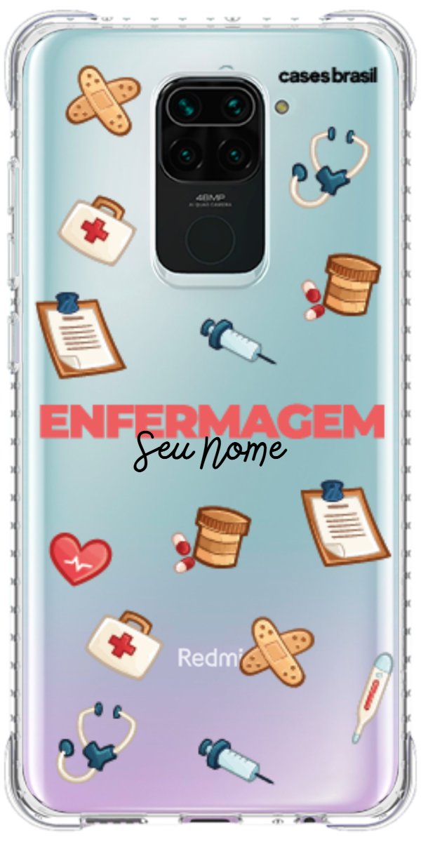 Capinha para celular Enfermagem - Profissão Com Nome