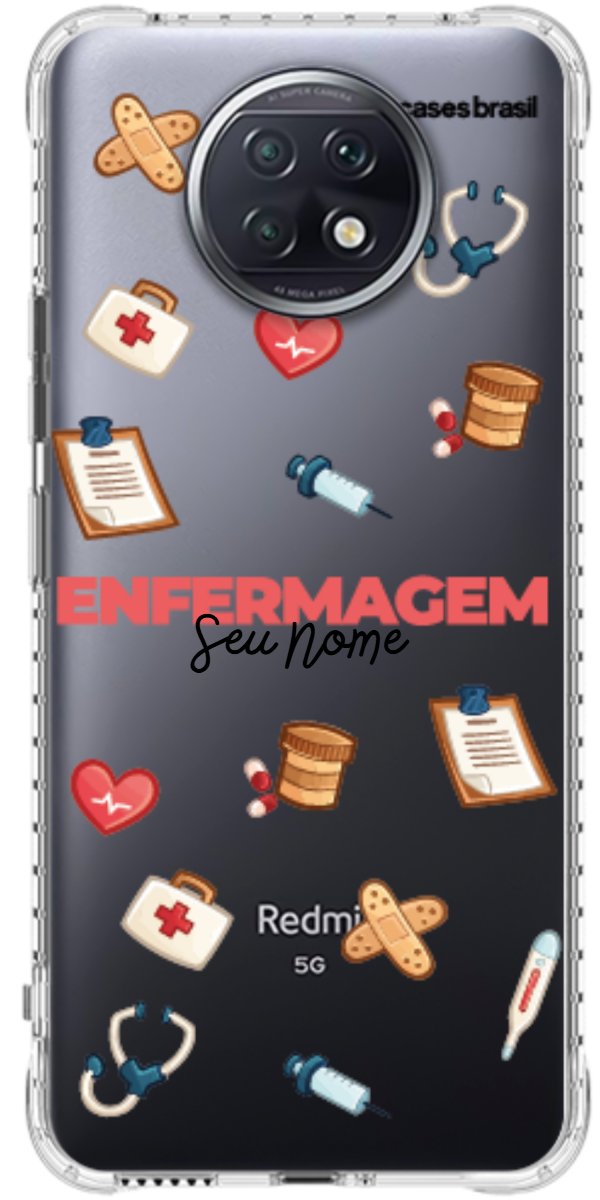 Capinha para celular Enfermagem - Profissão Com Nome
