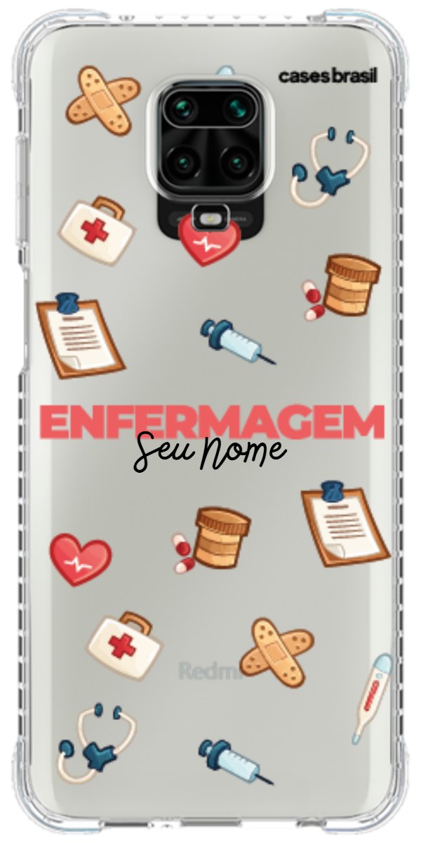 Capinha para celular Enfermagem - Profissão Com Nome