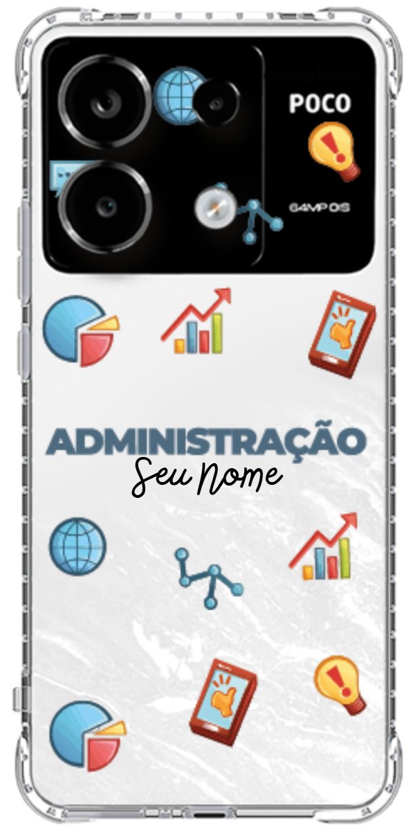 Capinha para celular Administração - Profissão Com Nome