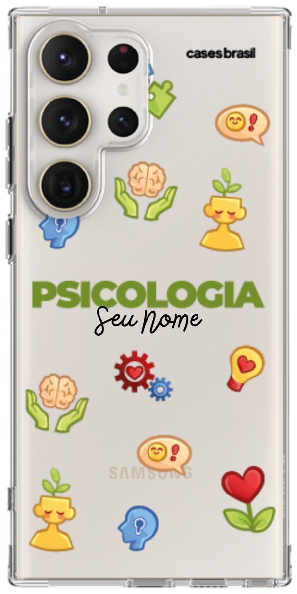 Capinha para Celular Psicologia - Profissão Com Nome