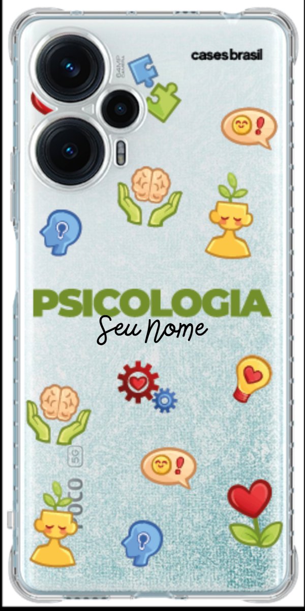 Capinha para Celular Psicologia - Profissão Com Nome
