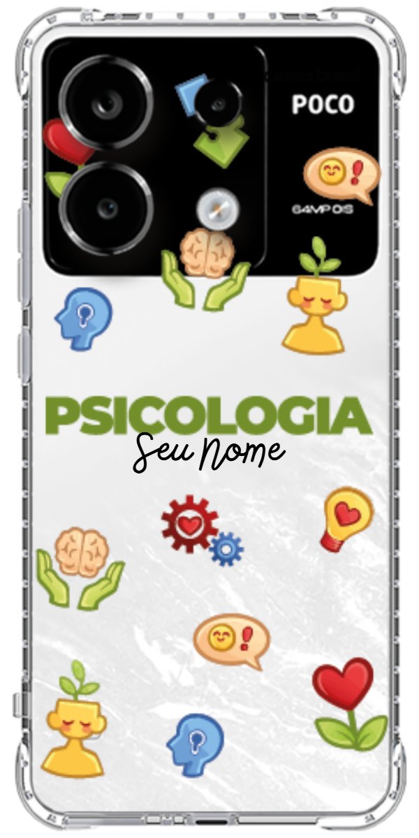 Capinha para Celular Psicologia - Profissão Com Nome