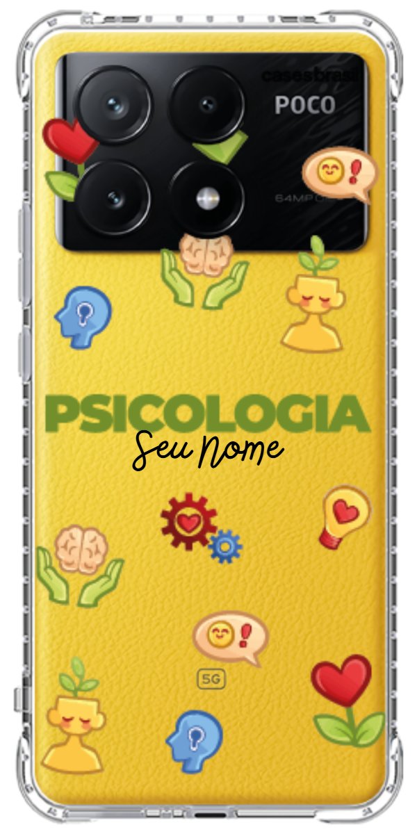 Capinha para Celular Psicologia - Profissão Com Nome