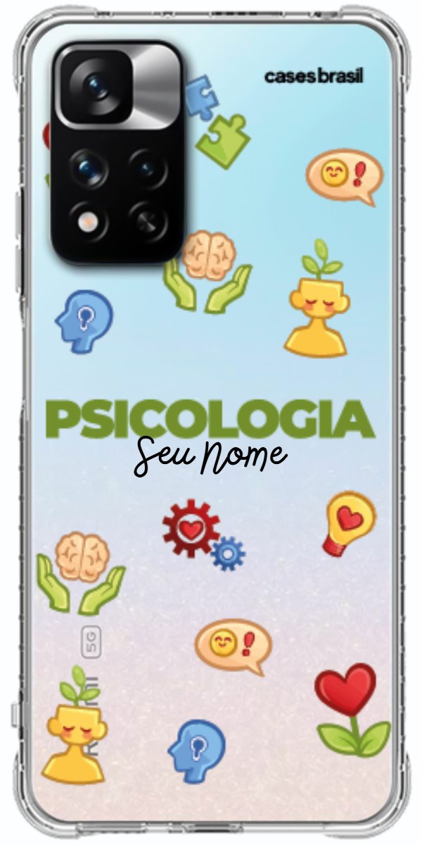 Capinha para Celular Psicologia - Profissão Com Nome