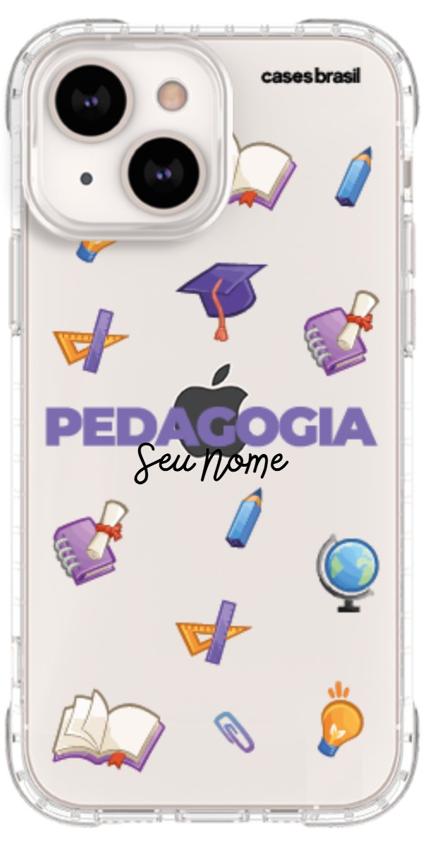 Capinha para Celular Pedagogia - Profissão Com Nome