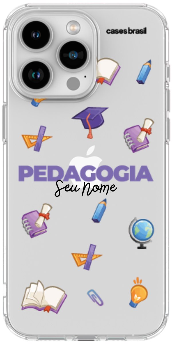 Capinha para Celular Pedagogia - Profissão Com Nome