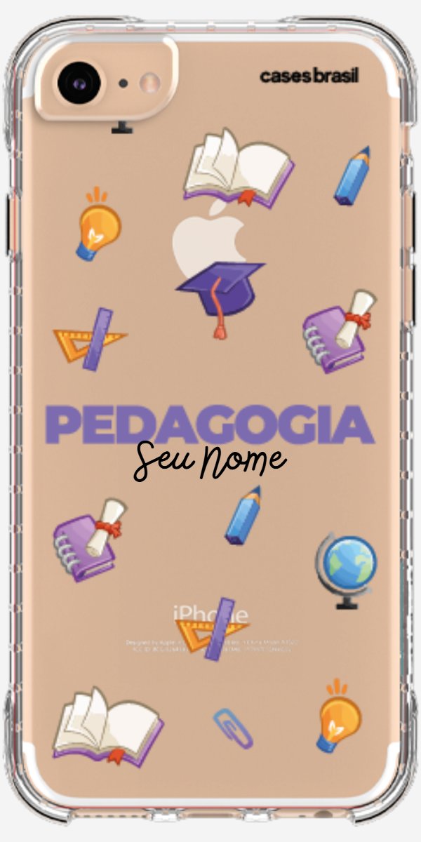 Capinha para Celular Pedagogia - Profissão Com Nome