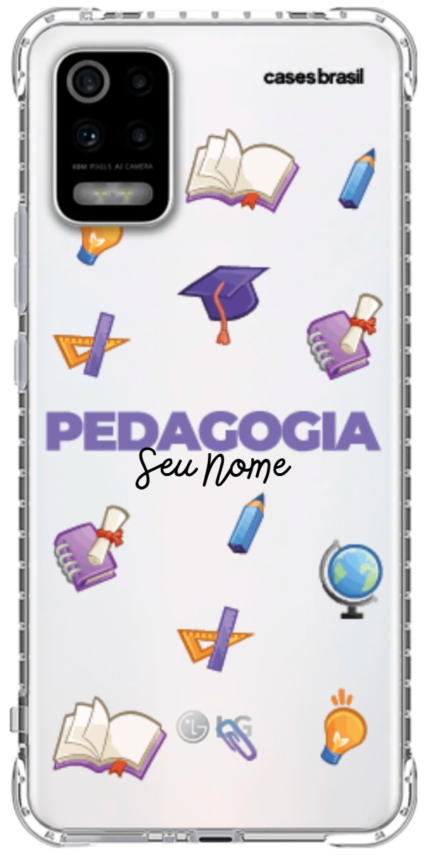 Capinha para Celular Pedagogia - Profissão Com Nome