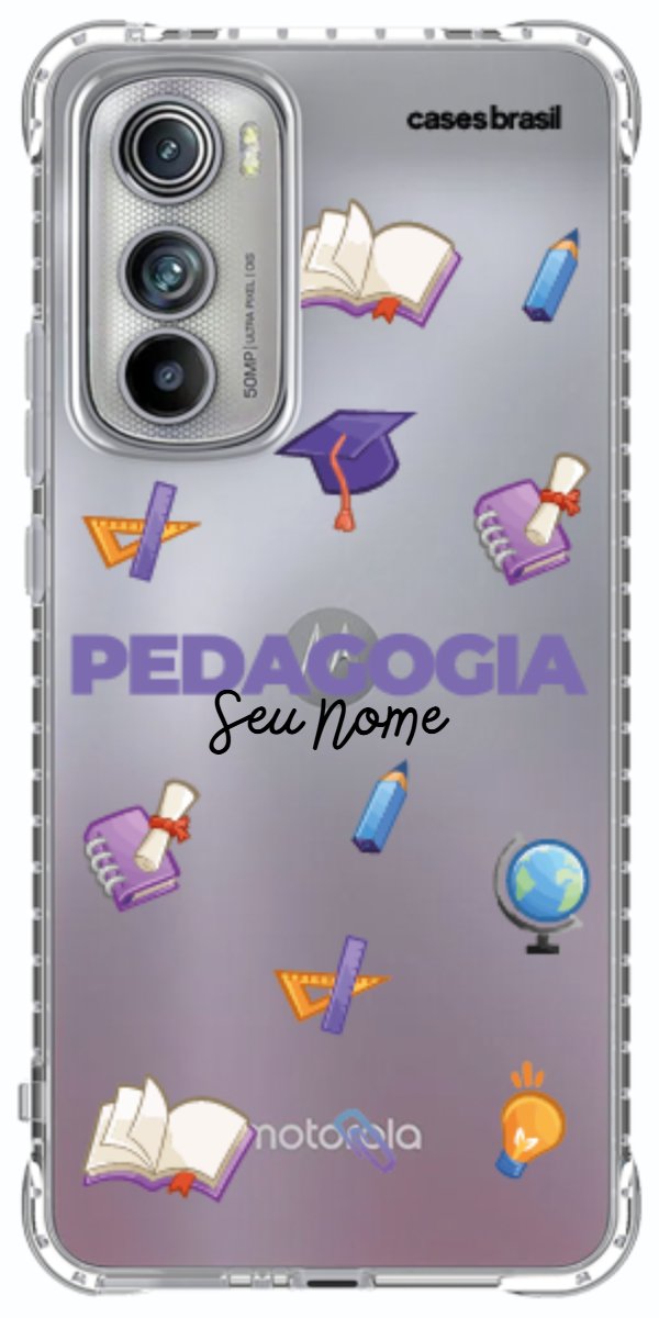 Capinha para Celular Pedagogia - Profissão Com Nome