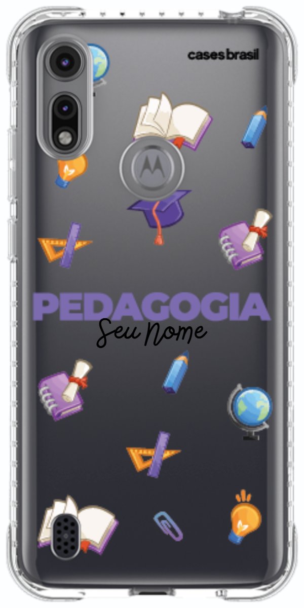 Capinha para Celular Pedagogia - Profissão Com Nome