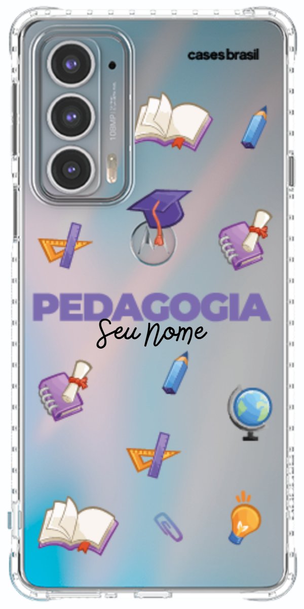Capinha para Celular Pedagogia - Profissão Com Nome