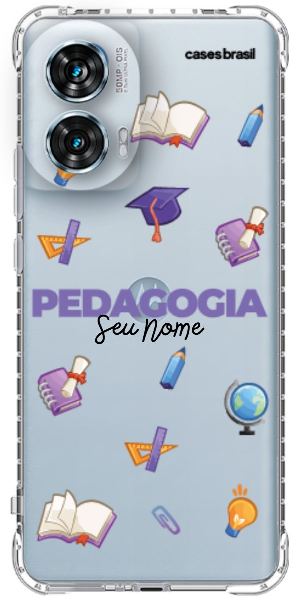 Capinha para Celular Pedagogia - Profissão Com Nome