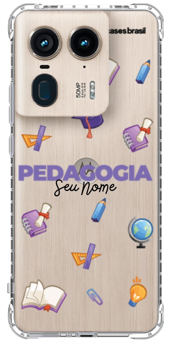 Capinha para Celular Pedagogia - Profissão Com Nome