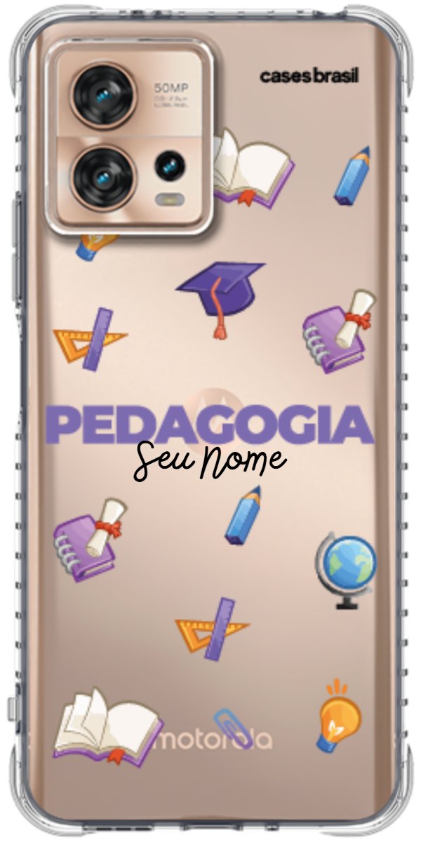 Capinha para Celular Pedagogia - Profissão Com Nome