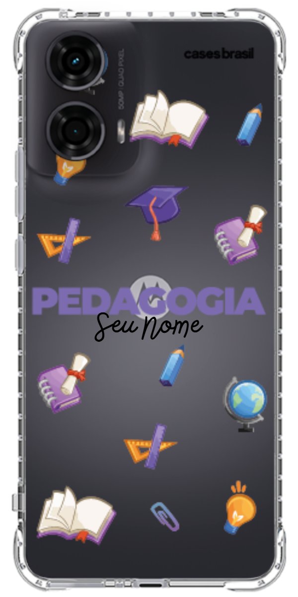 Capinha para Celular Pedagogia - Profissão Com Nome