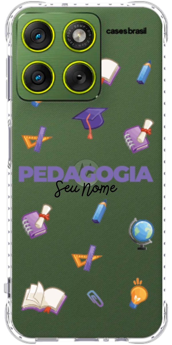Capinha para Celular Pedagogia - Profissão Com Nome