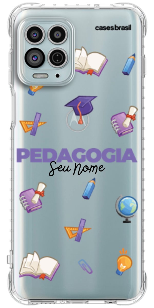 Capinha para Celular Pedagogia - Profissão Com Nome