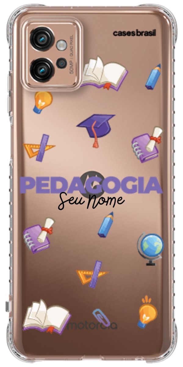 Capinha para Celular Pedagogia - Profissão Com Nome