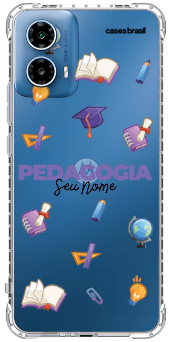 Capinha para Celular Pedagogia - Profissão Com Nome