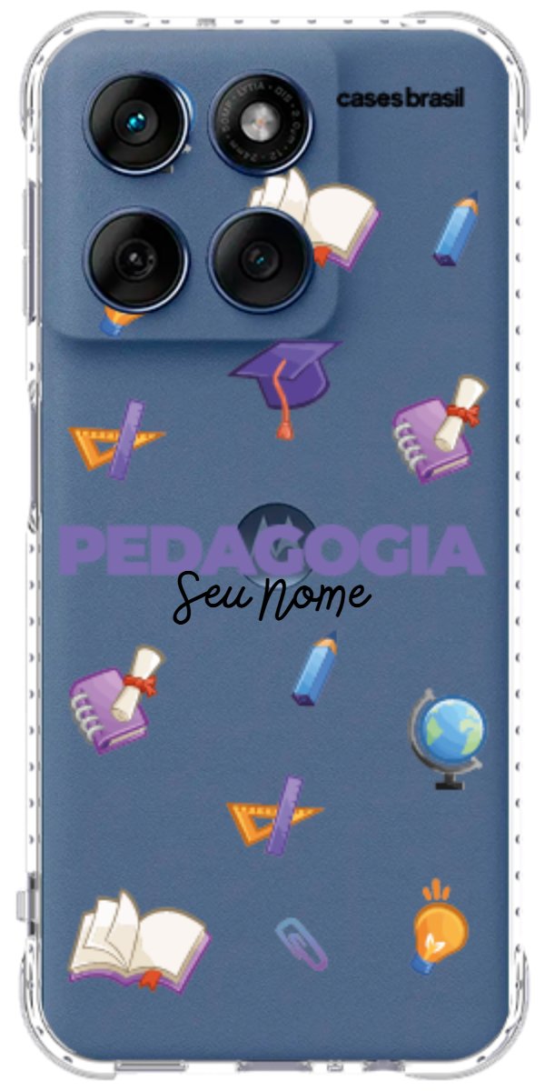 Capinha para Celular Pedagogia - Profissão Com Nome