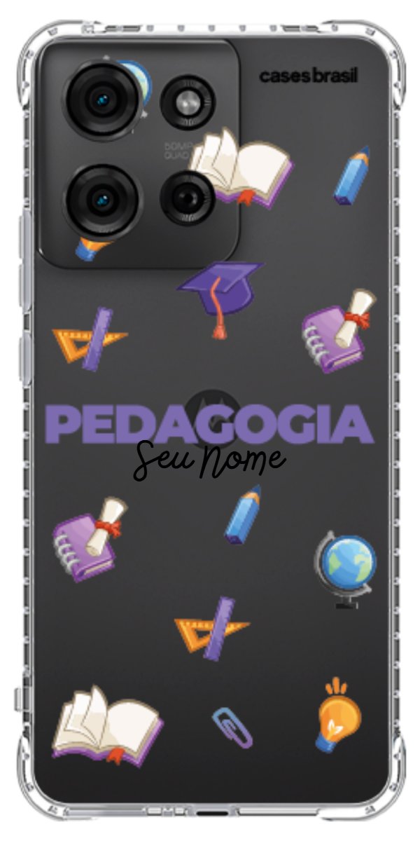 Capinha para Celular Pedagogia - Profissão Com Nome